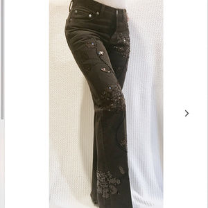 Le Jealous Sequin High Waist Jeans